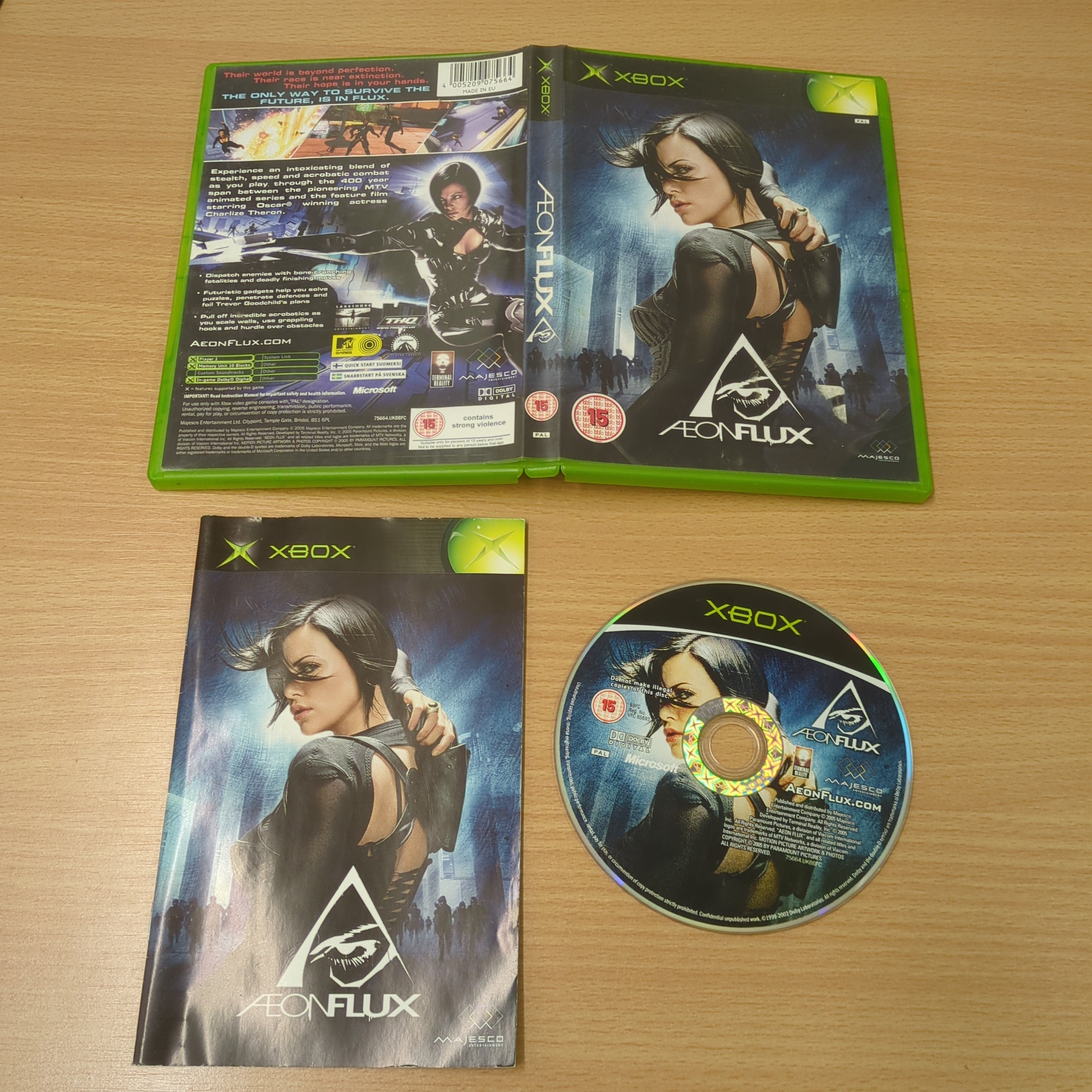 Aeon Flux original Xbox game Aeon Flux original Xbox game